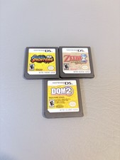 Zelda Phantom Hourglass Nintendo DS + Fossil Fighters + Dragon Quest, 3 Game Lot