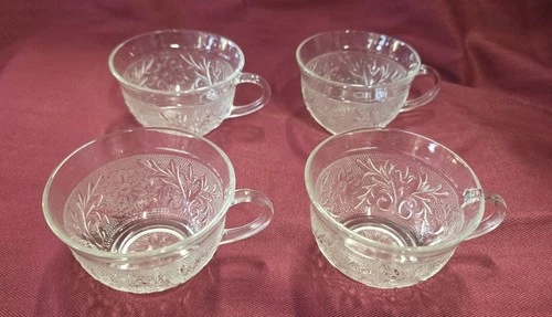 Vintage Anchor Hocking  Clear  Coffee/Tea Cup