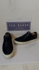 Ted Baker Dennton Brogue Black Leather Shoes Size UK 9 EU 43