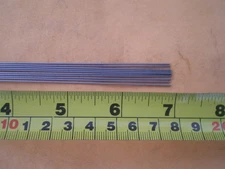 100 PCS. STAINLESS STEEL STRAIGHT LURE SHAFT WIRE FORM  .031 X 7" INCHES LONG