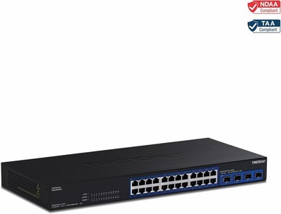 Trendnet TEG-S50284 28-Port Multi-Gig Switch 2.5G/10G Black