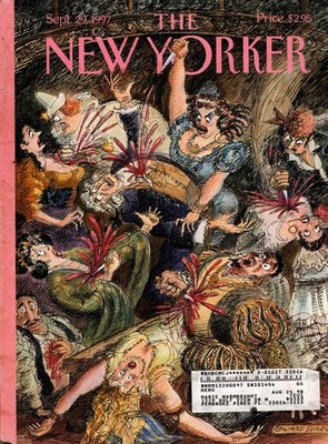 1997 New Yorker  September 29 - Opera has gotten so violent - Sorel - Rare