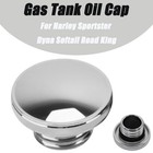 Chrome Gas Fuel Tank Cap For Harley Davidson Softail Sportster XL883/XL1200 Dyna
