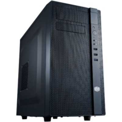 Cooler Master N200 Mini-Tower System Cabinet (Midnight Black Steel)