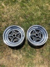 Buick Rally Wheels 15X7 JJ Steel Wheel Rim Pair Original GM