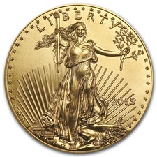 2015 1/2 oz American Gold Eagle BU 5708.56 per troy oz