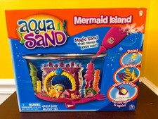 New 2009 Aqua Sand Mermaid Island Sculpting Activity Play Set Spin Master