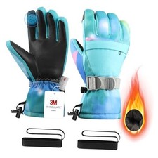 Ski Gloves,Snow Gloves,3M Thinsulate XXXS Fit Kids 2-4 Years Sky Blue