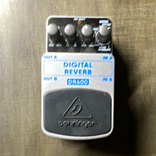 Behringer DR600 Digital Reverb Effects Pedal for Electric Guitar