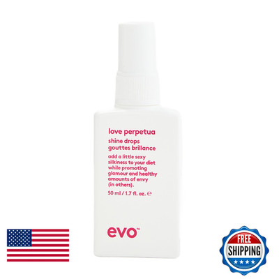 Evo Love Perpetua Shine Drops Anti Frizz Hair Smoothing Serum For Thick Coarse