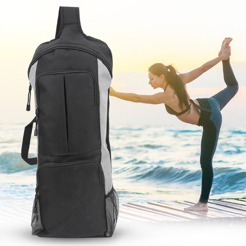 Multifunction Yoga Mat Bag Gym Backpack Large Capacity Yoga Bag Luggage FA - Picture 1 of 18