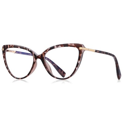 Blue Light Blocking Glasses Women Fashion Eyeglasses Cat Eye Glasses Frame TR...