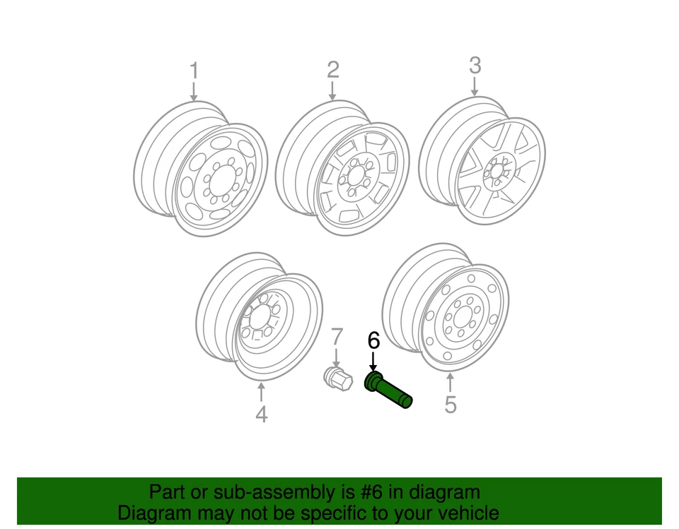 Vástago de válvula Ford Serie E Transit 2005-2024 - TPMS Foto 2 de 4