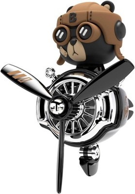 BiBi Bear Car Air Fresheners Pilot Car Diffuser Cute Car Perfume Funny Car Fragr