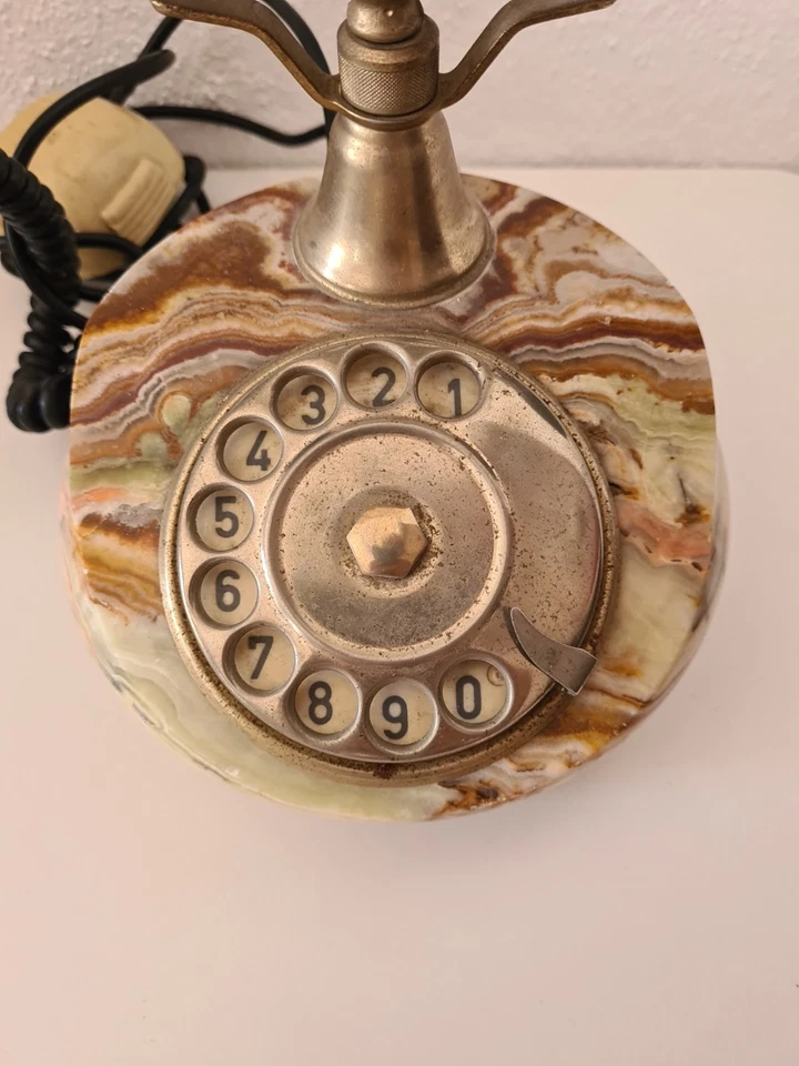 Telefono Decorativo in Onice , funzionante - Immagine 2 di 4