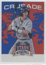 2015 Panini Stars and Stripes Crusade Red & Blue 30/49 Mark Mathias #70 0a1