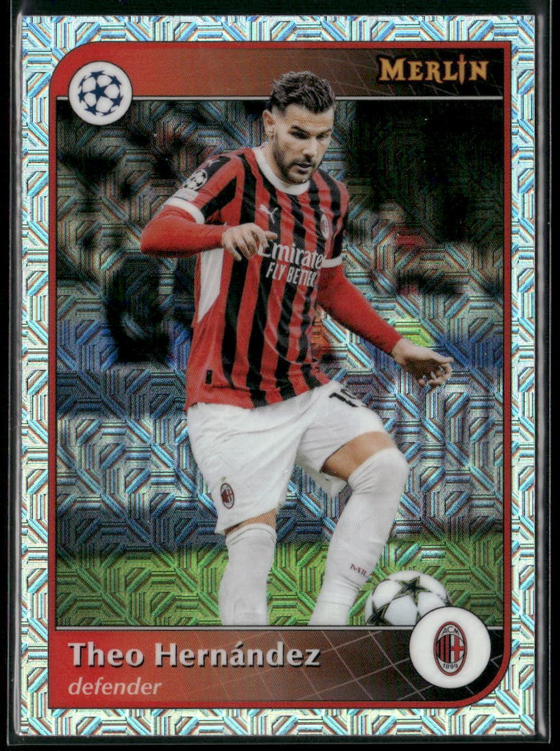 Theo Hernandez 2025 Topps Merlin #135 Mojo Refractor