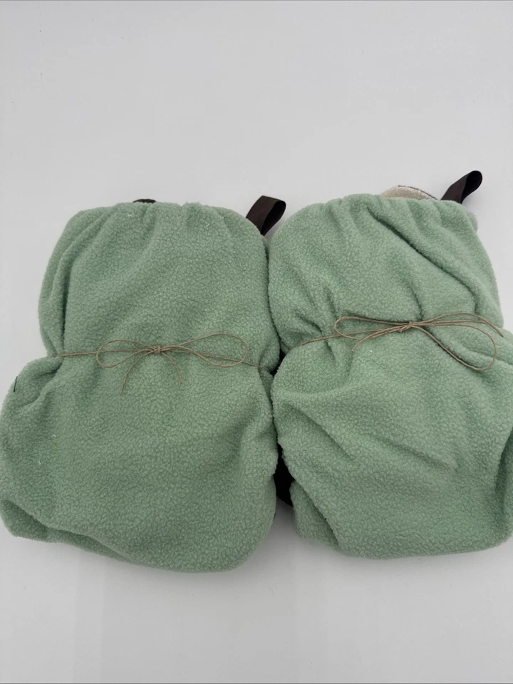 2 Bubele Bums One Size Reusable Cloth Diapers Cover with Insert Sage Bamboo - Image 4 of 4