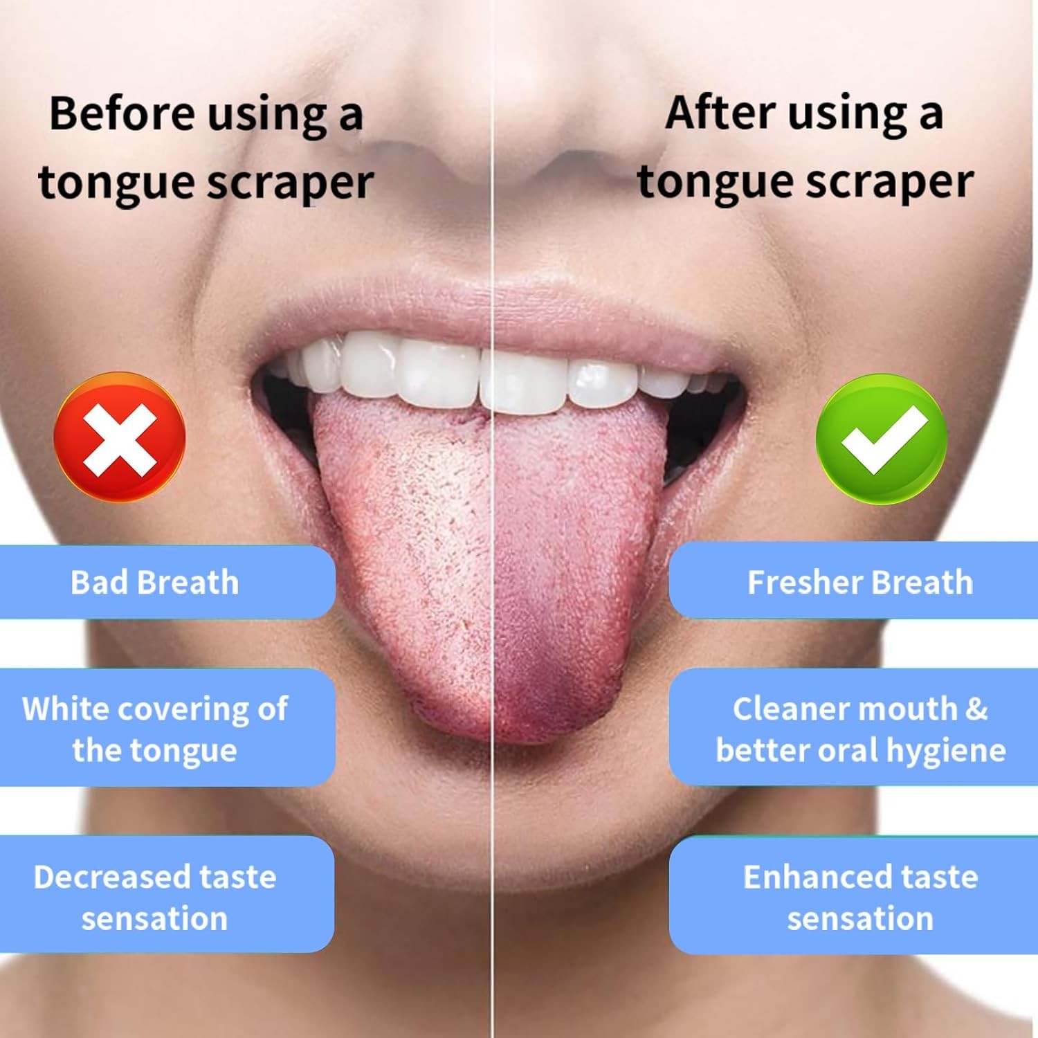 Electric Toothbrush Sonic Toothbrush USB Rechargeable 6 Heads 5 Modes + Scraper