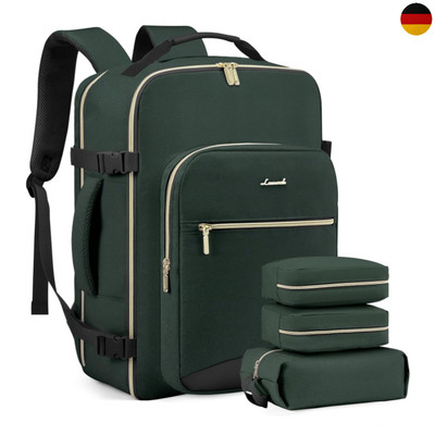 LOVEVOOK Handgepäck Rucksack Flugzeug, 40L Groß Reiserucksack Damen