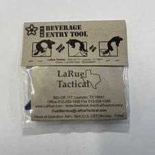 LaRue Tactical Blue Beverage Entry Tool Bottle Opener Ornament