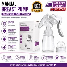 Manual Hand Breast Pump Mute Infant Breastfeeding Feeding Suction Tool Health