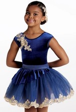 Dance Pre-Owned Costume Small Child Blue Weissman 15371 Ballet Pointe YAGP Lace