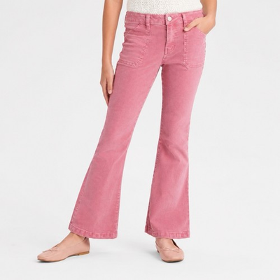 #ad #ad Cat amp; Jack Girls#x27; Flare Jeans High Rise Adjustable Waist Pink Size 12 $9.98