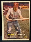 VINTAGE 1957 Topps #70 RICHIE ASHBURN Philadelphia Phillies **L@@K **