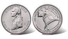 2026 P D Declaration of Independence Semiquincentennial Quarter. Two Coins