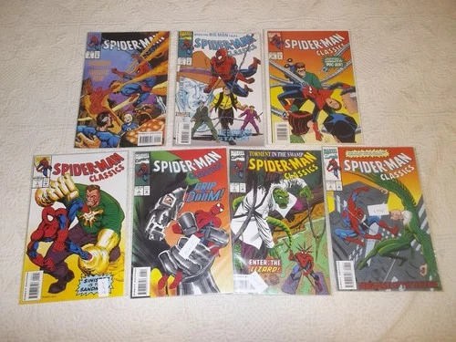 SPIDER-MAN CLASSICS LOT OF 7  VF+ MODERN AGE AMAZING ASM REPRINTS