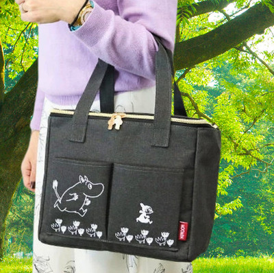 Moomin Characters Picnic Tote Bag Moomintroll Japan Mothers Outing Carryall Bag