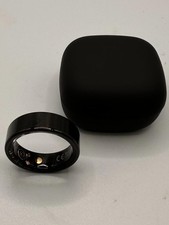 Smart Ring Fitness Tracker Wireless Black Stainless Steel Sleeping Monitor