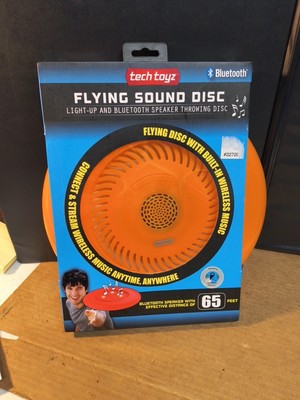 Velocity Flying Sound Frisbee - Light-Up & Bluetooth Speaker Throwing Disc 