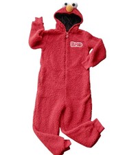 Elmo Costume Child Size M 8-10 Sesame Street 1-Piece Red Plush Suit HALLOWEEN