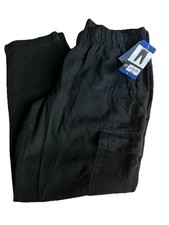 GAP Twill Black Cargo Joggers Black Size Large 1826419 RT 80 waist 34  IS 28  