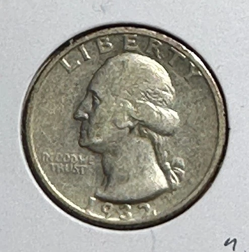 1932S US Washington SILVER Quarter! KEY DATE "San Francisco Mint" VF! Old Coin