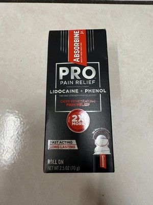 Absorbine Jr PRO Pain Relief 2.5oz. + Phenol Exp: 09/2026