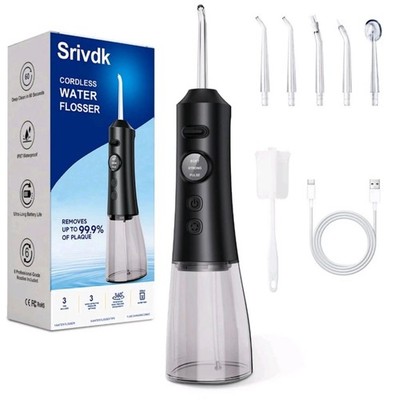 Cordless Rechargeable Water Dental Flosser Oral Irrigator Waterproof Fast Charge
