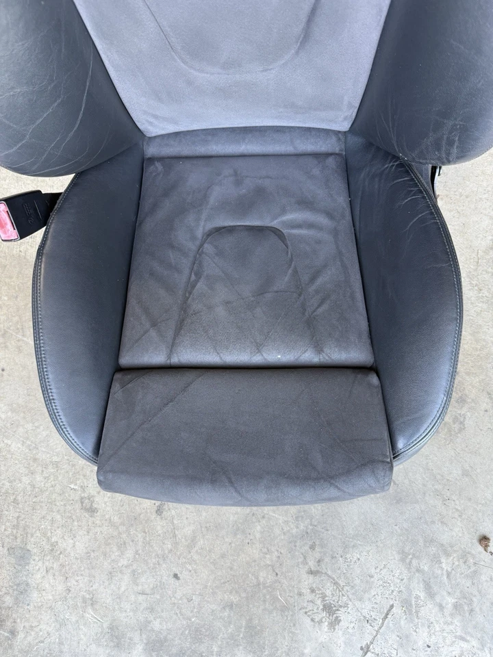 AUDI A4 S4 B8.5 2009-2016 NEGRO ALCANTARA/CUERO JUEGO ASIENTOS DELANTEROS Y TRASEROS Foto 4 de 4