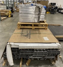 Lot Of 8 4-row 15 Low Rise Aluminum Bleachers Seats 40 Nb-0415alrstd