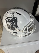 Joe Thomas Cleveland Browns STS Full Size Rep Helmet Coa