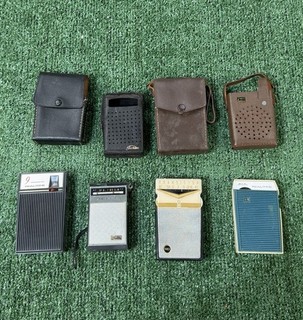 Lote De 4 Radio Transistor De Colección TOSHIBA REALTONE TRANCEL