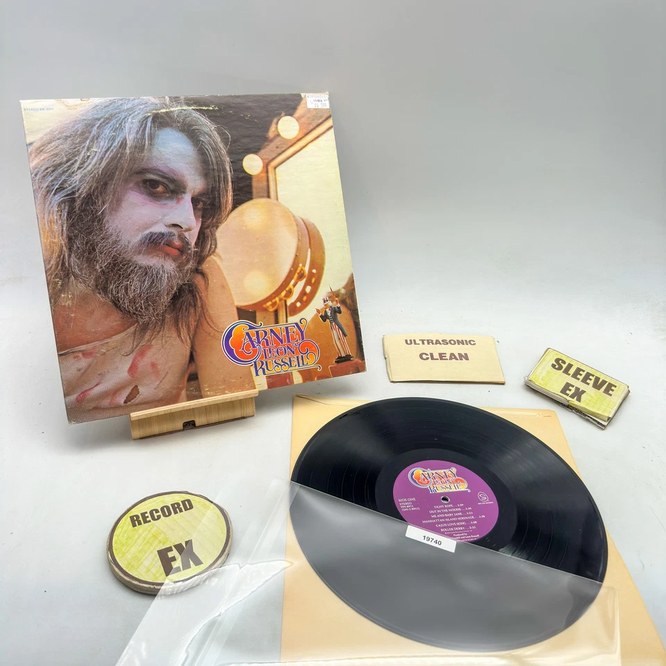 Leon Russell- Carney EX/EX Ultrasonic Clean1972 Vinyl Record Foto 2 de 3