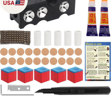 Pool Cue Tips Replacement Kit 11 In1 Billiards Pool Cue Tip Repair Shaper Tool