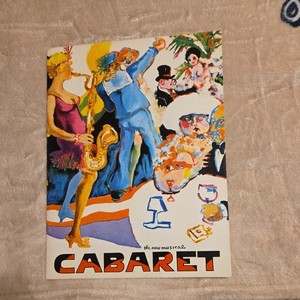 ORIGINAL 1967 Cabaret Musical Play Program  Excellent Shape