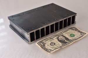 199mm x 128mm x 40mm Large Aluminum Heat Sink Radiator Power Amplifier