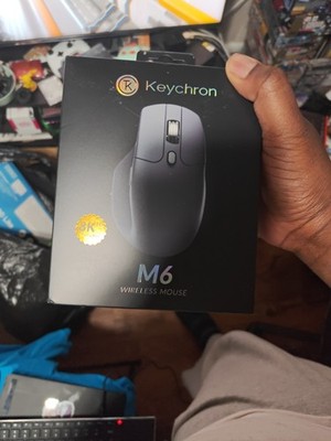 Keychron M6 All Silent Wireless 8K Steel Scroll Wheel Mouse