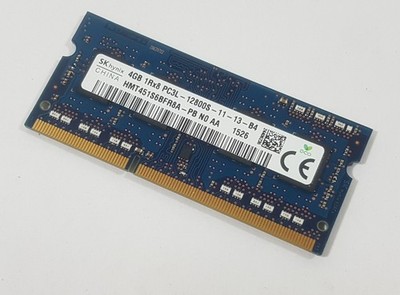 4GB DDR3 PC3-12800S Hynix HMT451S6BFR8A-PB 1600 MHz Notebook Speicher