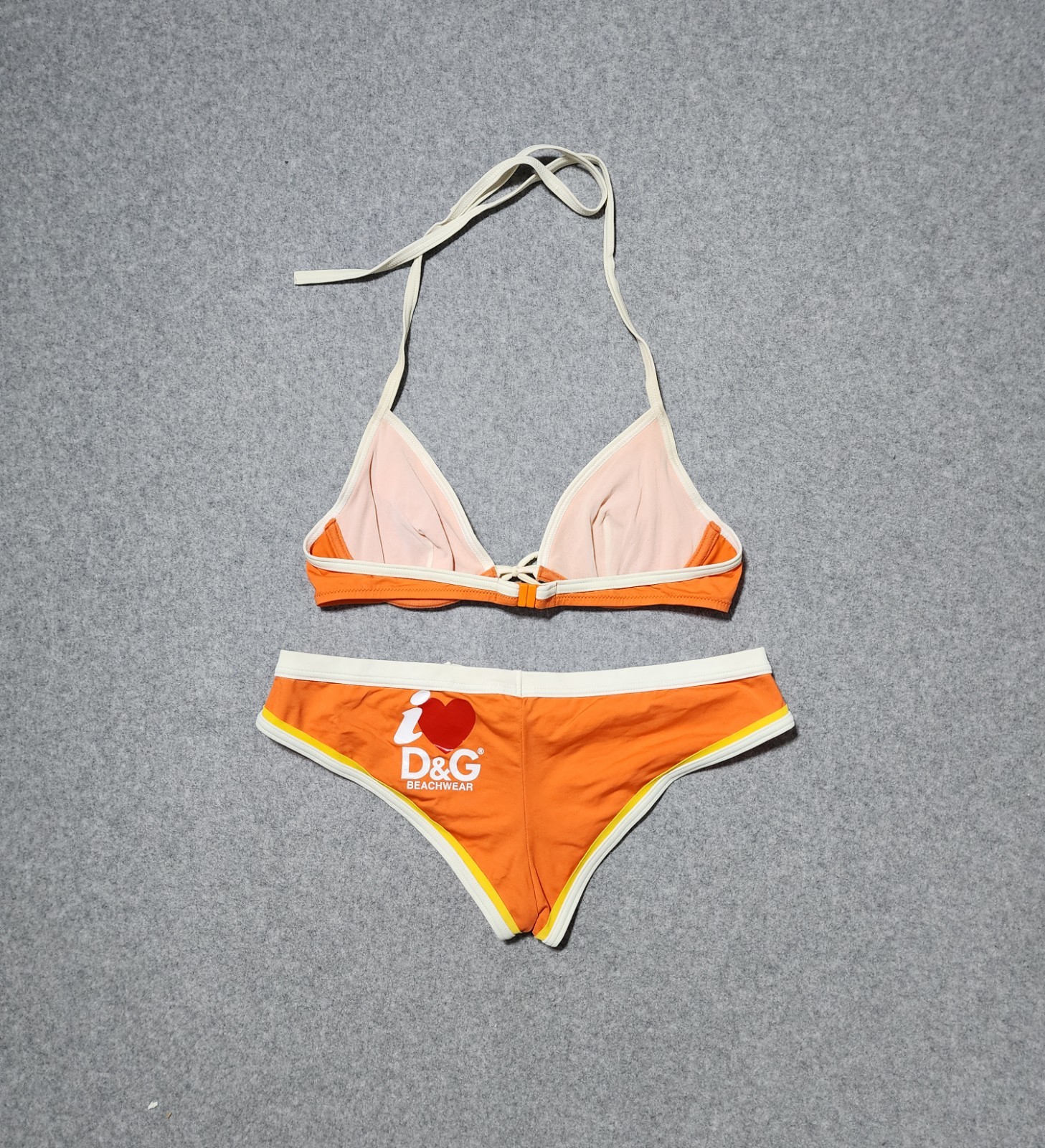 Vintage Rare Y2k D&G Bikini Set Size S Archive Designer Collector image 2